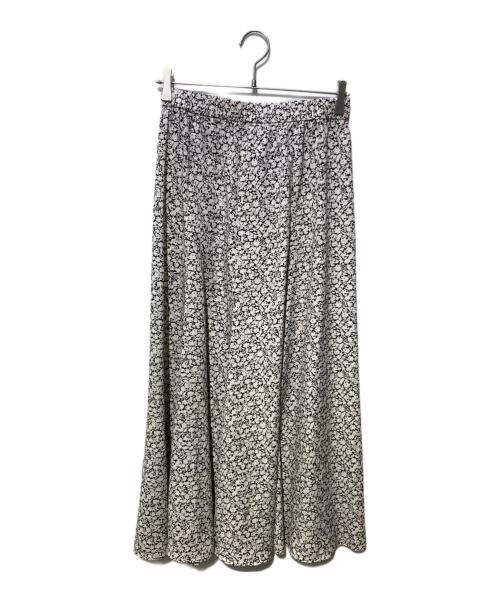 SLOW（スロウ）SLOW (スロウ) アンティークフラワープリントスカート ホワイト サイズ:SIZE 40の古着・服飾アイテム