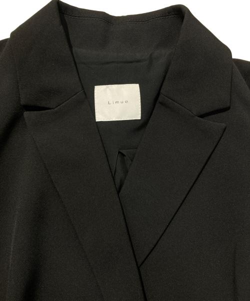 Limue（リミュ）Limue (リミュ) オーガンジースリーブBIGコート ブラック サイズ:FREE 未使用品の古着・服飾アイテム