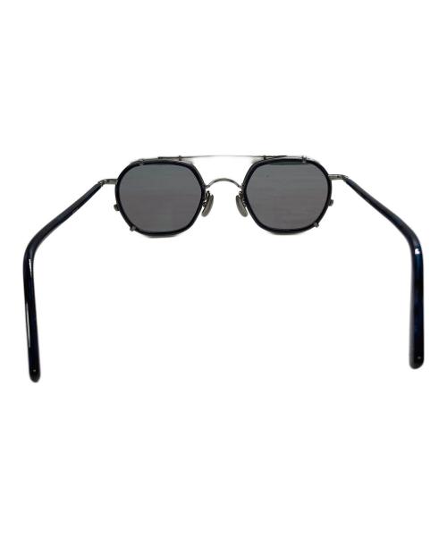 金子眼鏡（カネコガンキョウ）金子眼鏡 (カネコガンキョウ) クリップオンサングラス ネイビー サイズ:47□23-145の古着・服飾アイテム