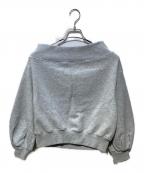 Snidelスナイデル）の古着「オフショルロゴスウェット」｜グレー