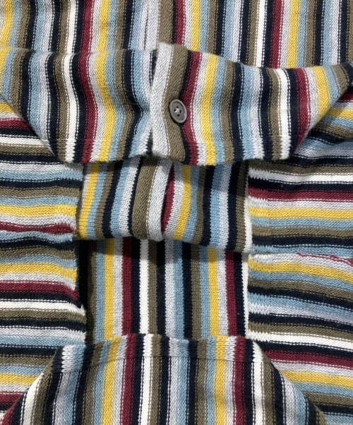 stussy（ステューシー）stussy (ステューシー) Stripe Pattern Cardigan マルチカラー サイズ:Lの古着・服飾アイテム