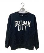 NUMBER (N)INEナンバーナイン）の古着「GOTHAM CITY LARGE SWEATSHIRT」｜ブラック