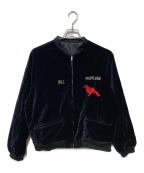 THRIFTY LOOKスリフティールック）の古着「REVERSIBLE SOUVENIR GERMANY JACKET」｜ブラック