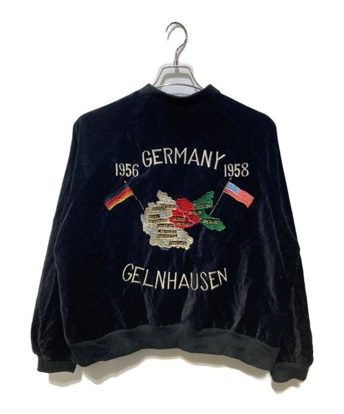 THRIFTY LOOK（スリフティールック）THRIFTY LOOK (スリフティールック) REVERSIBLE SOUVENIR GERMANY JACKET ブラック サイズ:Mの古着・服飾アイテム