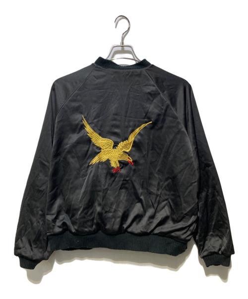 THRIFTY LOOK（スリフティールック）THRIFTY LOOK (スリフティールック) REVERSIBLE SOUVENIR GERMANY JACKET ブラック サイズ:Mの古着・服飾アイテム