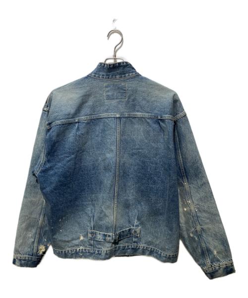 SAPEur（サプール）SAPEur (サプール) チャイナボタンデニムジャケット インディゴ サイズ:Mの古着・服飾アイテム