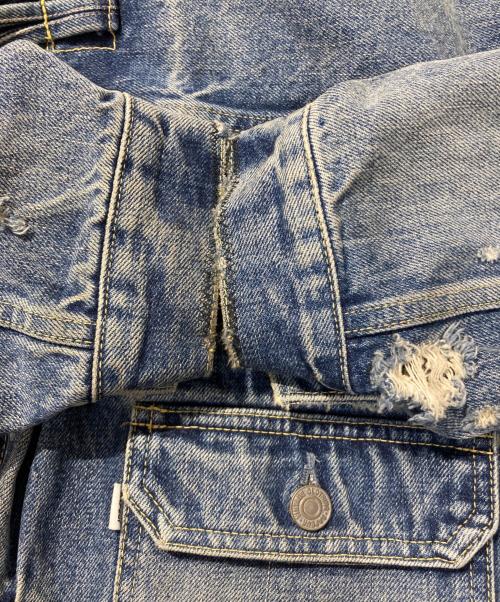 SAPEur（サプール）SAPEur (サプール) チャイナボタンデニムジャケット インディゴ サイズ:Mの古着・服飾アイテム