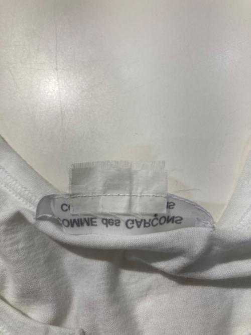 COMME des GARCONS（コムデギャルソン）COMME des GARCONS (コムデギャルソン) ドットループ装飾Tシャツ ホワイト サイズ:Mの古着・服飾アイテム