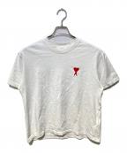 AMI Alexandre Mattiussiアミアレクサンドルマテュッシ）の古着「ハートロゴTシャツ」｜ホワイト
