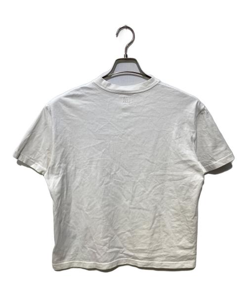 AMI Alexandre Mattiussi（アミアレクサンドルマテュッシ）AMI Alexandre Mattiussi (アミアレクサンドルマテュッシ) ハートロゴTシャツ ホワイト サイズ:XSの古着・服飾アイテム
