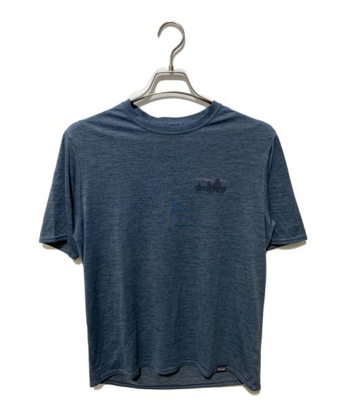 Patagonia（パタゴニア）Patagonia (パタゴニア) Capilene Cool Daily Graphic Shirt グレー サイズ:Sの古着・服飾アイテム