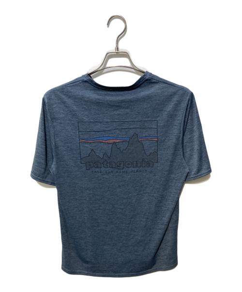 Patagonia（パタゴニア）Patagonia (パタゴニア) Capilene Cool Daily Graphic Shirt グレー サイズ:Sの古着・服飾アイテム