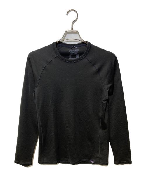 Patagonia（パタゴニア）Patagonia (パタゴニア) Capilene Midweight Crew ブラック サイズ:Sの古着・服飾アイテム