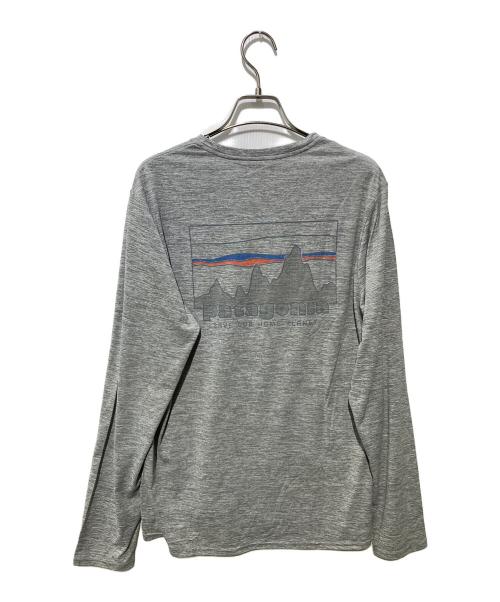 Patagonia（パタゴニア）Patagonia (パタゴニア) Long Sleeved Capilene Cool Daily Graphic Shirt グレー サイズ:Sの古着・服飾アイテム