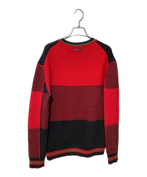 DIESEL Black Gold（ディーゼル ブラック ゴールド）DIESEL Black Gold (ディーゼル ブラック ゴールド) ニット レッド サイズ:Sの古着・服飾アイテム