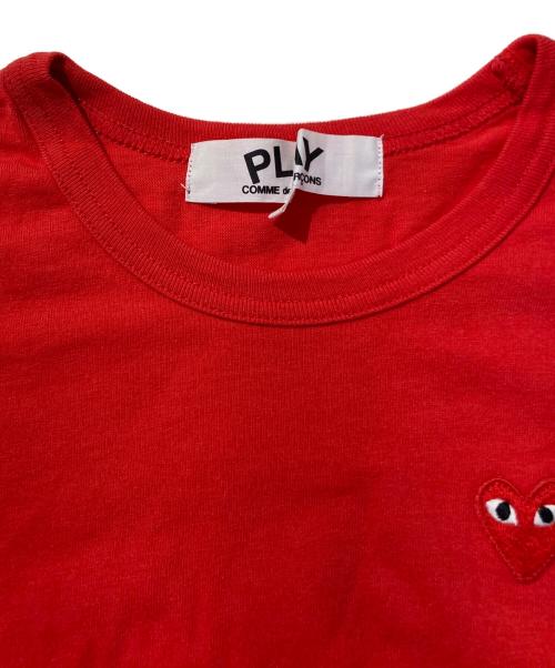 PLAY COMME des GARCONS（プレイコムデギャルソン）PLAY COMME des GARCONS (プレイコムデギャルソン) Tシャツ レッド サイズ:Sの古着・服飾アイテム