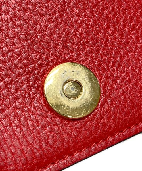 Salvatore Ferragamo（サルヴァトーレ フェラガモ）Salvatore Ferragamo (サルヴァトーレ フェラガモ) チェーンショルダーバッグ レッドの古着・服飾アイテム