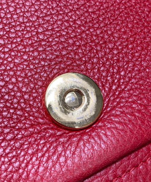 Salvatore Ferragamo（サルヴァトーレ フェラガモ）Salvatore Ferragamo (サルヴァトーレ フェラガモ) チェーンショルダーバッグ レッドの古着・服飾アイテム
