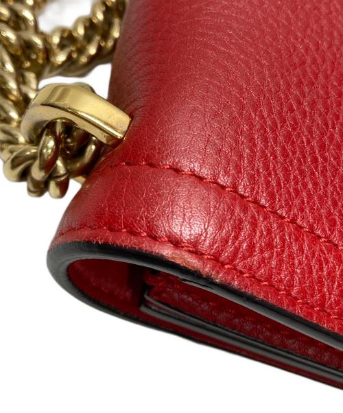 Salvatore Ferragamo（サルヴァトーレ フェラガモ）Salvatore Ferragamo (サルヴァトーレ フェラガモ) チェーンショルダーバッグ レッドの古着・服飾アイテム