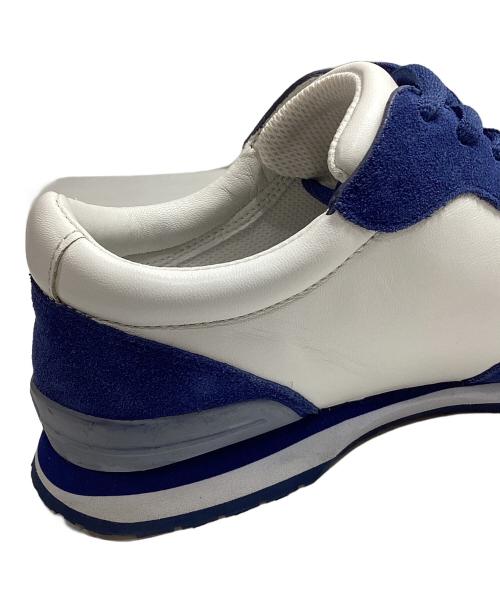 TORY BURCH（トリーバーチ）TORY BURCH (トリーバーチ) スニーカー ホワイト×ブルー サイズ:6.5Ⅿの古着・服飾アイテム