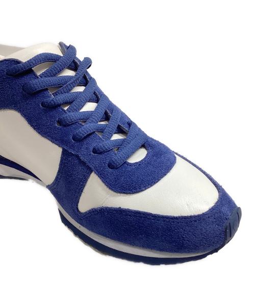 TORY BURCH（トリーバーチ）TORY BURCH (トリーバーチ) スニーカー ホワイト×ブルー サイズ:6.5Ⅿの古着・服飾アイテム