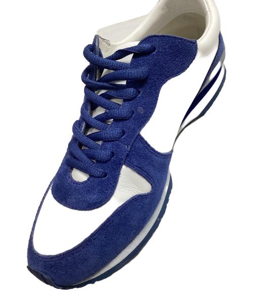 TORY BURCH（トリーバーチ）TORY BURCH (トリーバーチ) スニーカー ホワイト×ブルー サイズ:6.5Ⅿの古着・服飾アイテム