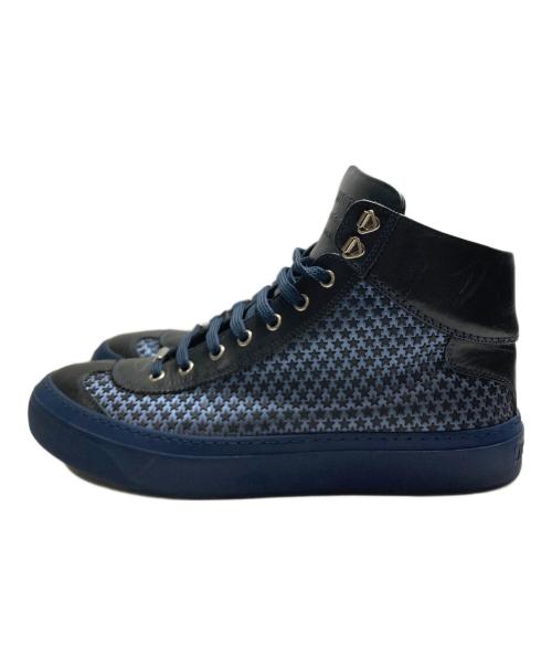 JIMMY CHOO（ジミーチュウ）JIMMY CHOO (ジミーチュウ) 163 ARGYLE AMR SATIN WITH MINI RUBBER STARS ネイビー サイズ:28.5の古着・服飾アイテム