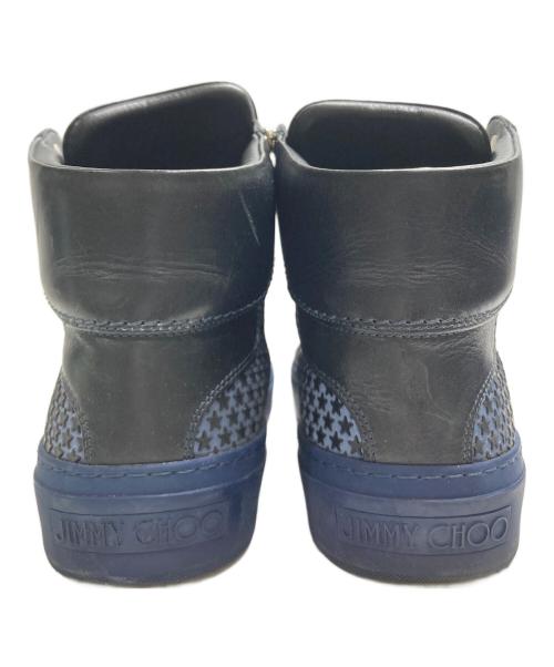 JIMMY CHOO（ジミーチュウ）JIMMY CHOO (ジミーチュウ) 163 ARGYLE AMR SATIN WITH MINI RUBBER STARS ネイビー サイズ:28.5の古着・服飾アイテム