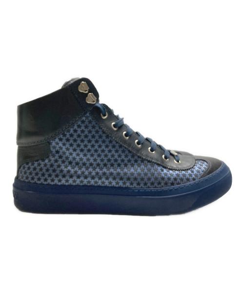JIMMY CHOO（ジミーチュウ）JIMMY CHOO (ジミーチュウ) 163 ARGYLE AMR SATIN WITH MINI RUBBER STARS ネイビー サイズ:28.5の古着・服飾アイテム