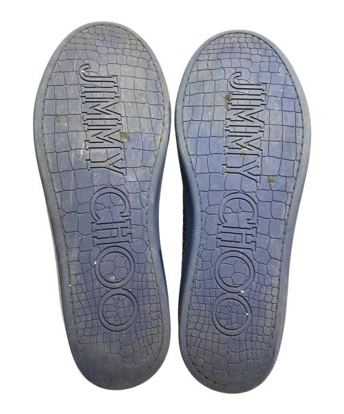 JIMMY CHOO（ジミーチュウ）JIMMY CHOO (ジミーチュウ) 163 ARGYLE AMR SATIN WITH MINI RUBBER STARS ネイビー サイズ:28.5の古着・服飾アイテム