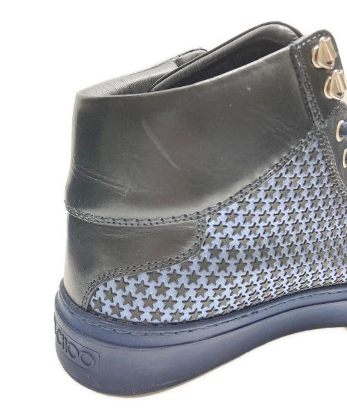 JIMMY CHOO（ジミーチュウ）JIMMY CHOO (ジミーチュウ) 163 ARGYLE AMR SATIN WITH MINI RUBBER STARS ネイビー サイズ:28.5の古着・服飾アイテム