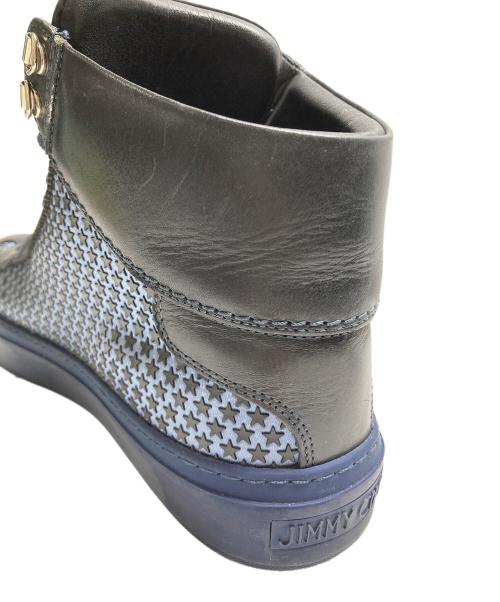 JIMMY CHOO（ジミーチュウ）JIMMY CHOO (ジミーチュウ) 163 ARGYLE AMR SATIN WITH MINI RUBBER STARS ネイビー サイズ:28.5の古着・服飾アイテム