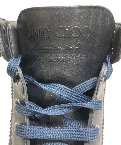 JIMMY CHOO（ジミーチュウ）JIMMY CHOO (ジミーチュウ) 163 ARGYLE AMR SATIN WITH MINI RUBBER STARS ネイビー サイズ:28.5の古着・服飾アイテム