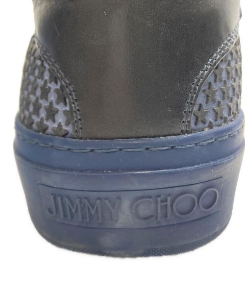 JIMMY CHOO（ジミーチュウ）JIMMY CHOO (ジミーチュウ) 163 ARGYLE AMR SATIN WITH MINI RUBBER STARS ネイビー サイズ:28.5の古着・服飾アイテム