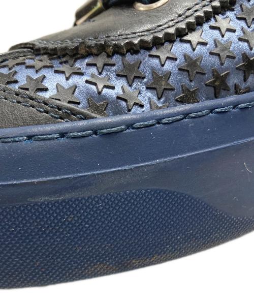 JIMMY CHOO（ジミーチュウ）JIMMY CHOO (ジミーチュウ) 163 ARGYLE AMR SATIN WITH MINI RUBBER STARS ネイビー サイズ:28.5の古着・服飾アイテム