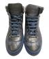 中古・古着 JIMMY CHOO (ジミーチュウ) 163 ARGYLE AMR SATIN WITH MINI RUBBER STARS ネイビー サイズ:28.5：15000円