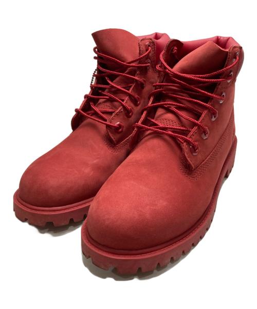 Timberland（ティンバーランド）Timberland (ティンバーランド) 6inch PREMIUM BOOTS レッド サイズ:SIZE 23cmの古着・服飾アイテム