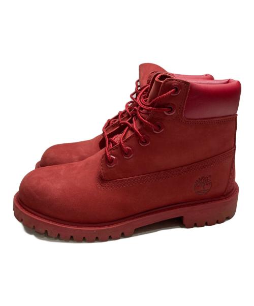 Timberland（ティンバーランド）Timberland (ティンバーランド) 6inch PREMIUM BOOTS レッド サイズ:SIZE 23cmの古着・服飾アイテム
