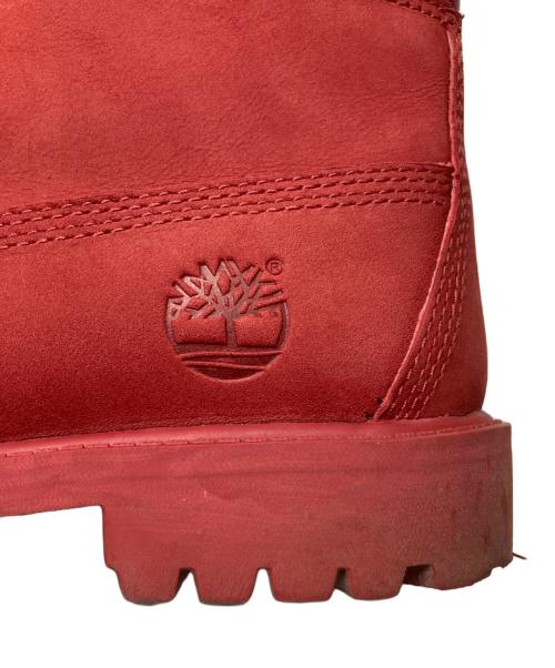 Timberland（ティンバーランド）Timberland (ティンバーランド) 6inch PREMIUM BOOTS レッド サイズ:SIZE 23cmの古着・服飾アイテム