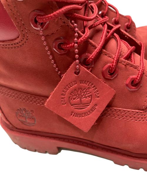 Timberland（ティンバーランド）Timberland (ティンバーランド) 6inch PREMIUM BOOTS レッド サイズ:SIZE 23cmの古着・服飾アイテム