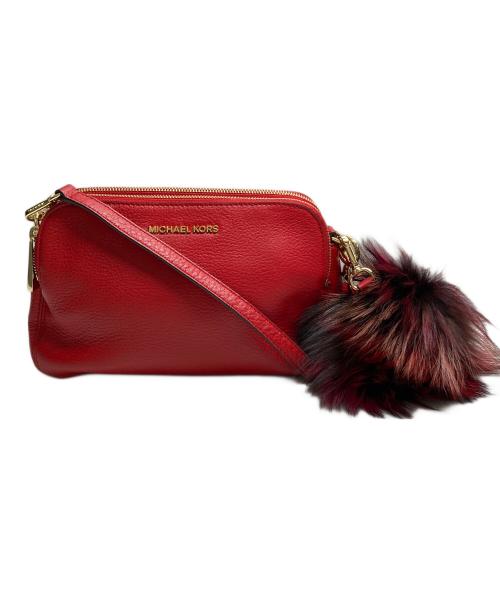 MICHAEL KORS（マイケル・コース）MICHAEL KORS (マイケル・コース) ショルダーバッグ レッドの古着・服飾アイテム