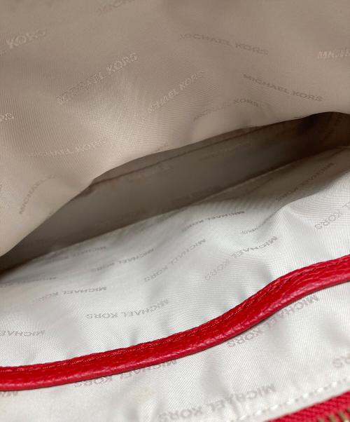 MICHAEL KORS（マイケル・コース）MICHAEL KORS (マイケル・コース) ショルダーバッグ レッドの古着・服飾アイテム