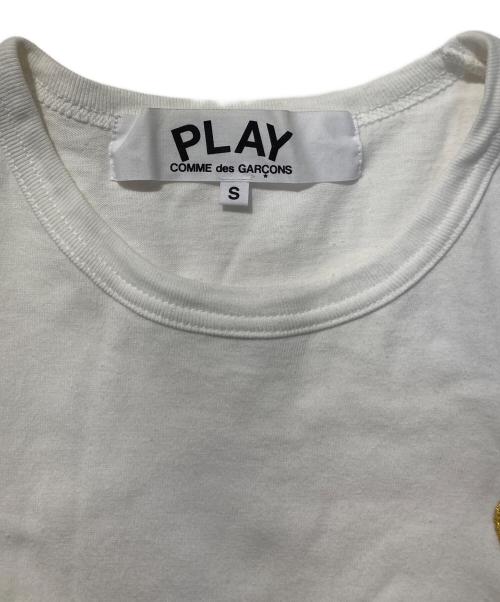 PLAY COMME des GARCONS（プレイコムデギャルソン）PLAY COMME des GARCONS (プレイコムデギャルソン) Tシャツ ホワイト サイズ:Sの古着・服飾アイテム