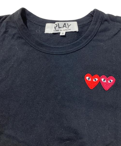 PLAY COMME des GARCONS（プレイコムデギャルソン）PLAY COMME des GARCONS (プレイコムデギャルソン) Tシャツ ブラック サイズ:Sの古着・服飾アイテム