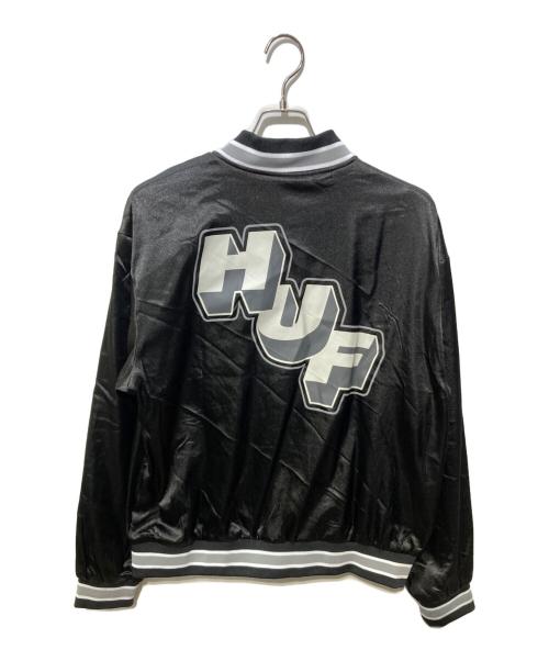 HUF（ハフ）HUF (ハフ) ブルゾン ブラック サイズ:Mの古着・服飾アイテム
