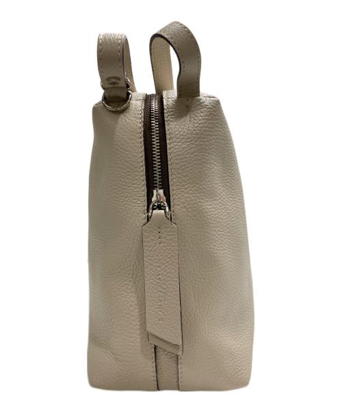 GIANNI CHIARINI（ジャンニ キアリーニ）GIANNI CHIARINI (ジャンニ キアリーニ) ハンドバッグ アイボリーの古着・服飾アイテム