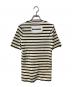 JIL SANDER+ (ジルサンダープラス) Horizontal stripe crew neck Tee アイボリー サイズ:XS：12000円