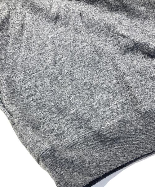 CAHLUMN（カウラム）CAHLUMN (カウラム) Merino Wool＋Cotton Loop Back V-neck Sweatshirt グレー サイズ:XXLの古着・服飾アイテム