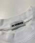 中古・古着 JIL SANDER (ジルサンダー) ハイロゴプリントTシャツ ホワイト サイズ:M：14000円