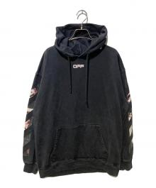 OFFWHITE（オフホワイト）の古着「プルオーバーパーカー」｜ブラック